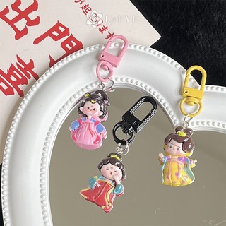 Qr móc khóa nhựa hình cô gái xinh xắn mới