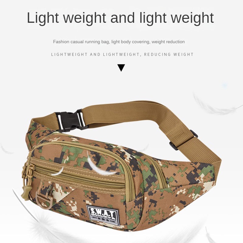 Túi Đeo Chéo Ngực Họa Tiết Rằn Ri Thời Trang Cho Nam