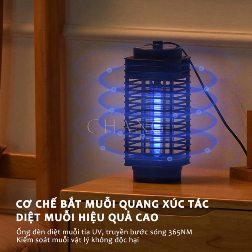 Đèn Bắt Muỗi Công Nghệ Điện Quang Hoạt Đông Bên Ngoài Và Ban Đêm Hiệu Quả Tốt GODWELL- DM02