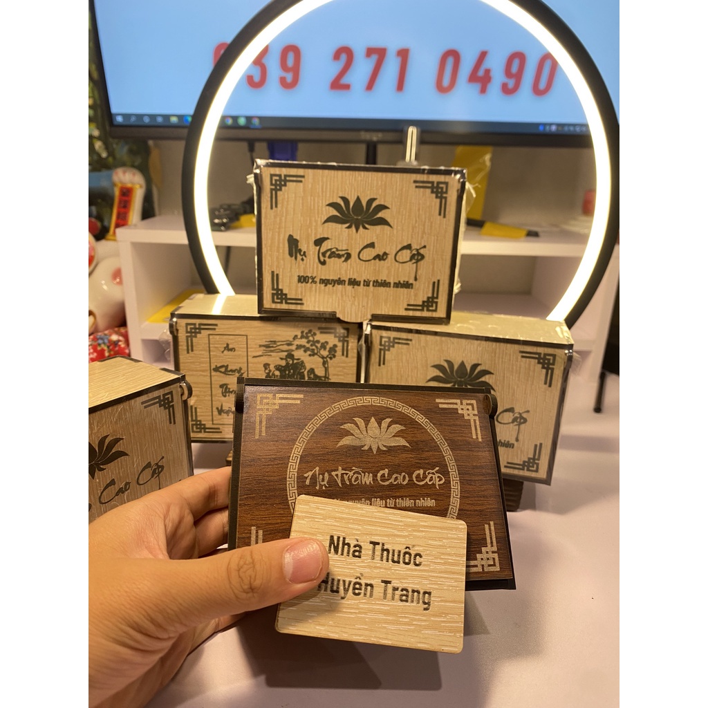 HÀNG CHUẨN Nụ Trầm Hương Bách Xanh Mộc Châu tự nhiên 100% không hóa chất chính hãng Xưởng Đồng Khê Hải Dương hộp 35 nụ