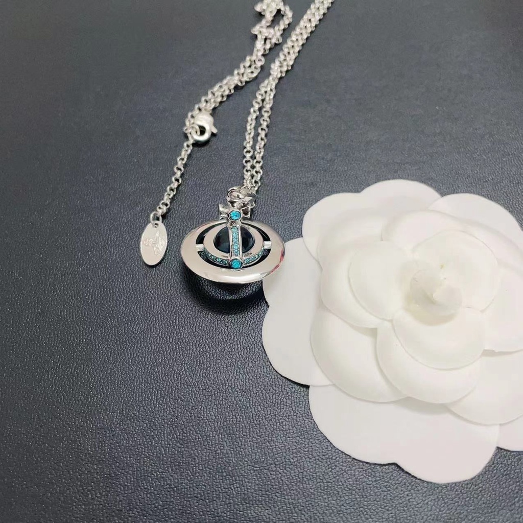 Mặt Dây Chuyền Hành Tinh Ba Chiều Màu Xanh Dương Phiên Bản Giới Hạn