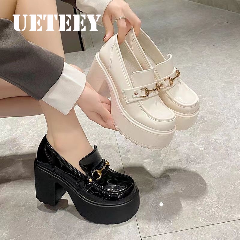 UETEEY  giày búp bê Mary Jane Lolita Đế da mềm đế êm thời trang Nhẹ nhàng Sang trọng Tự tin Điểm nhấn Tiện lợi FLF23B0PXB 46Z231118