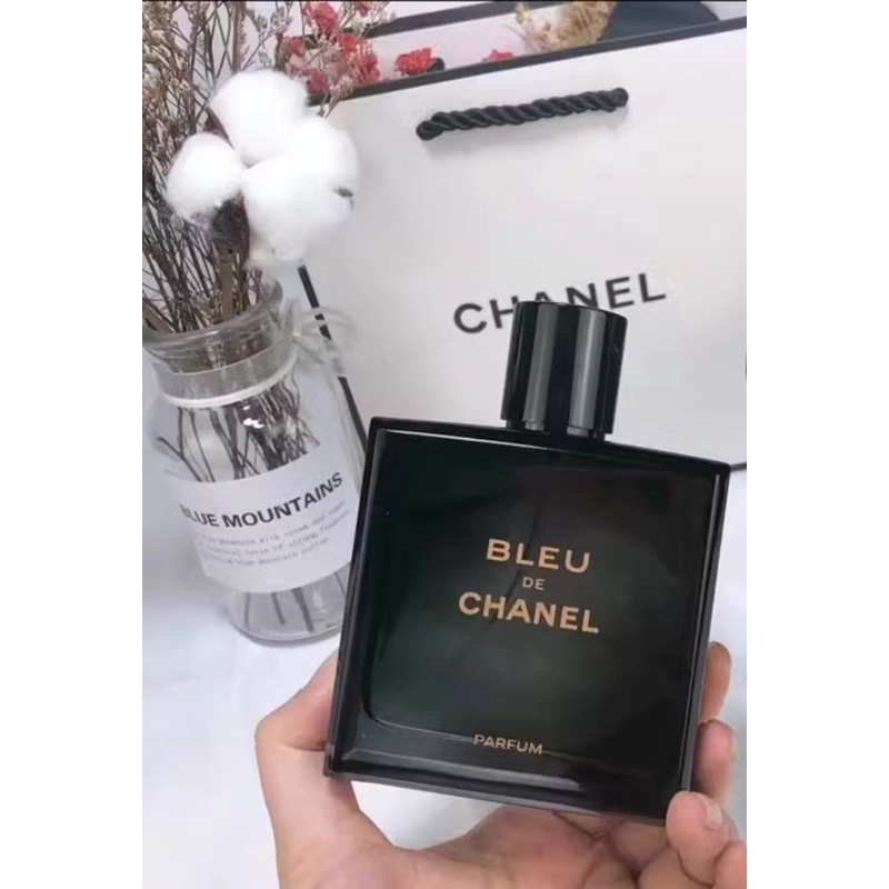 Chane Hộp Nước Hoa 100ml Bằng Gỗ Màu Xanh Dương Phiên Bản Giới Hạn Cho Nam Giới Hạn
