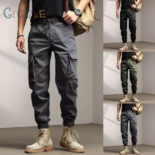 【GIGGLE】Cargo Pants Durable Loose Outdoor Slight Stretch With Multiple Pockets