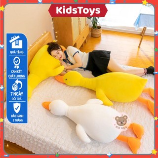 Vịt lười nhồi bông Thú nhồi bông vải nhung gấu bông siêu to mềm mịn cao cấp