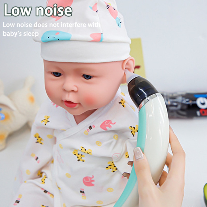 Máy hút mũi Little Bees phù hợp với trẻ sơ sinh, 5 cấp độ hút rất sạch và không gây đau