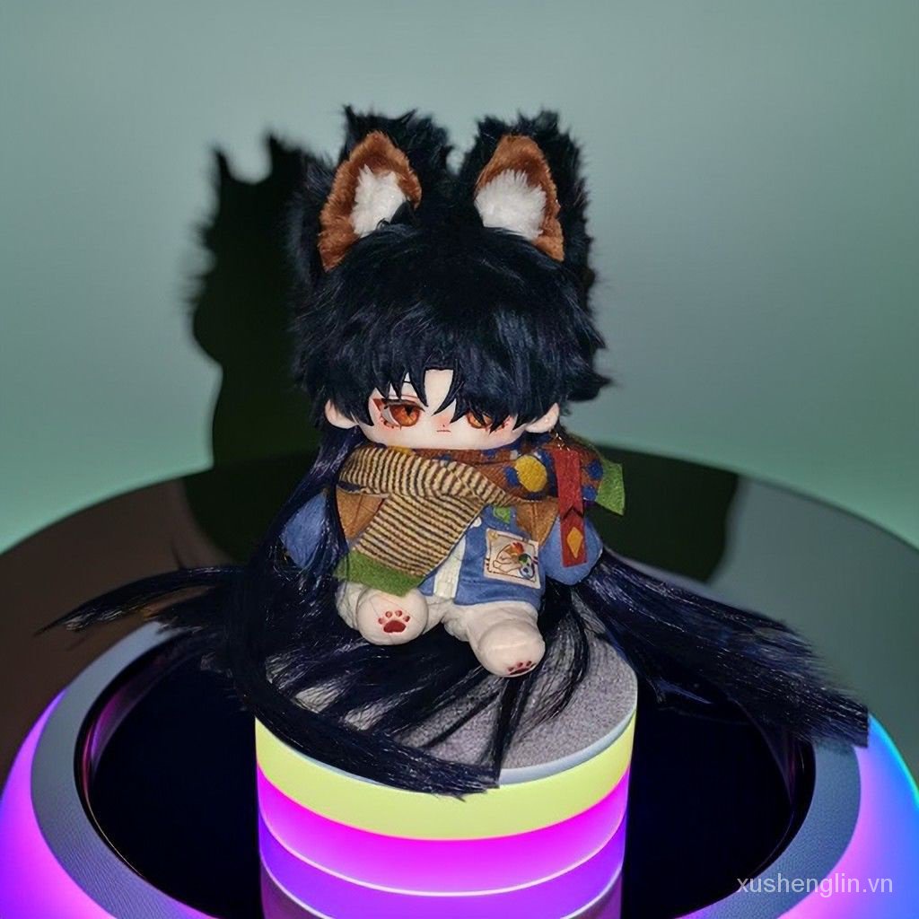 New star dome railway cotton doll 20cm handsome and handsome blade game around cute plush doll can be changed doll