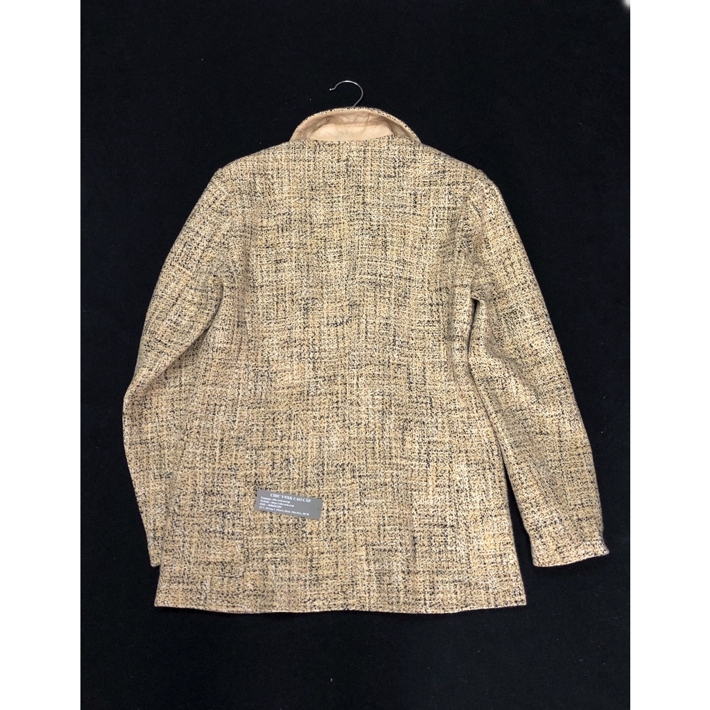 Set Blazer - Short Sandro tweed vàng
