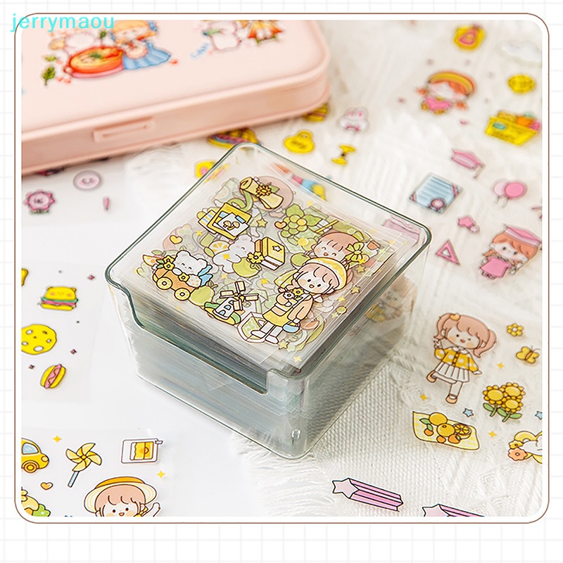 50 Miếng Dán anime pet Chống Thấm Nước Không Cắt Hình Dễ Thương Cho Học Sinh Và Bé Gái
