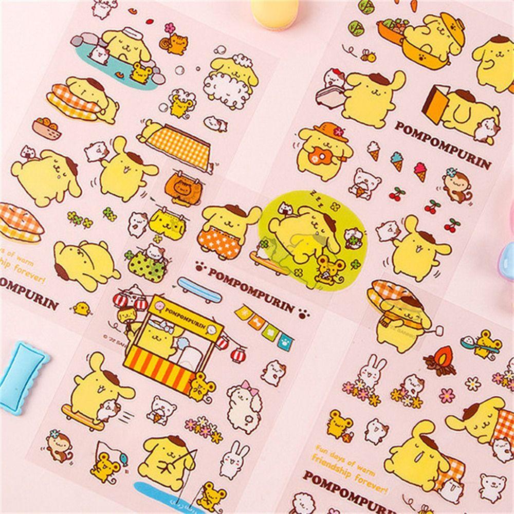 Mmluck melody Nhãn Dán Hoạt Hình Kuromi Đáng Yêu Trang Trí Sổ Tay diy