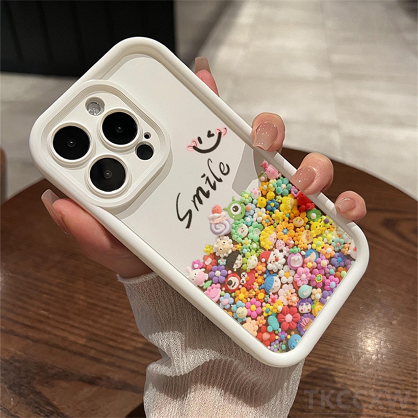 Dễ Thương Ốp Điện Thoại Mềm Chống Sốc Hình Hoa Mắt Thiên Thần Cho redmi k60 k50 ultra k60 k50 k40 k30 pro k60e k40s