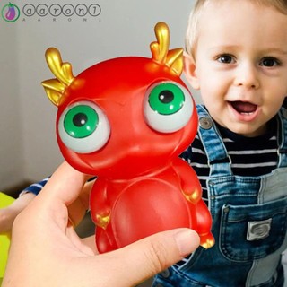 Aaron1 búp bê đồ chơi bóp xả stress hình con rồng mắt to phát sáng