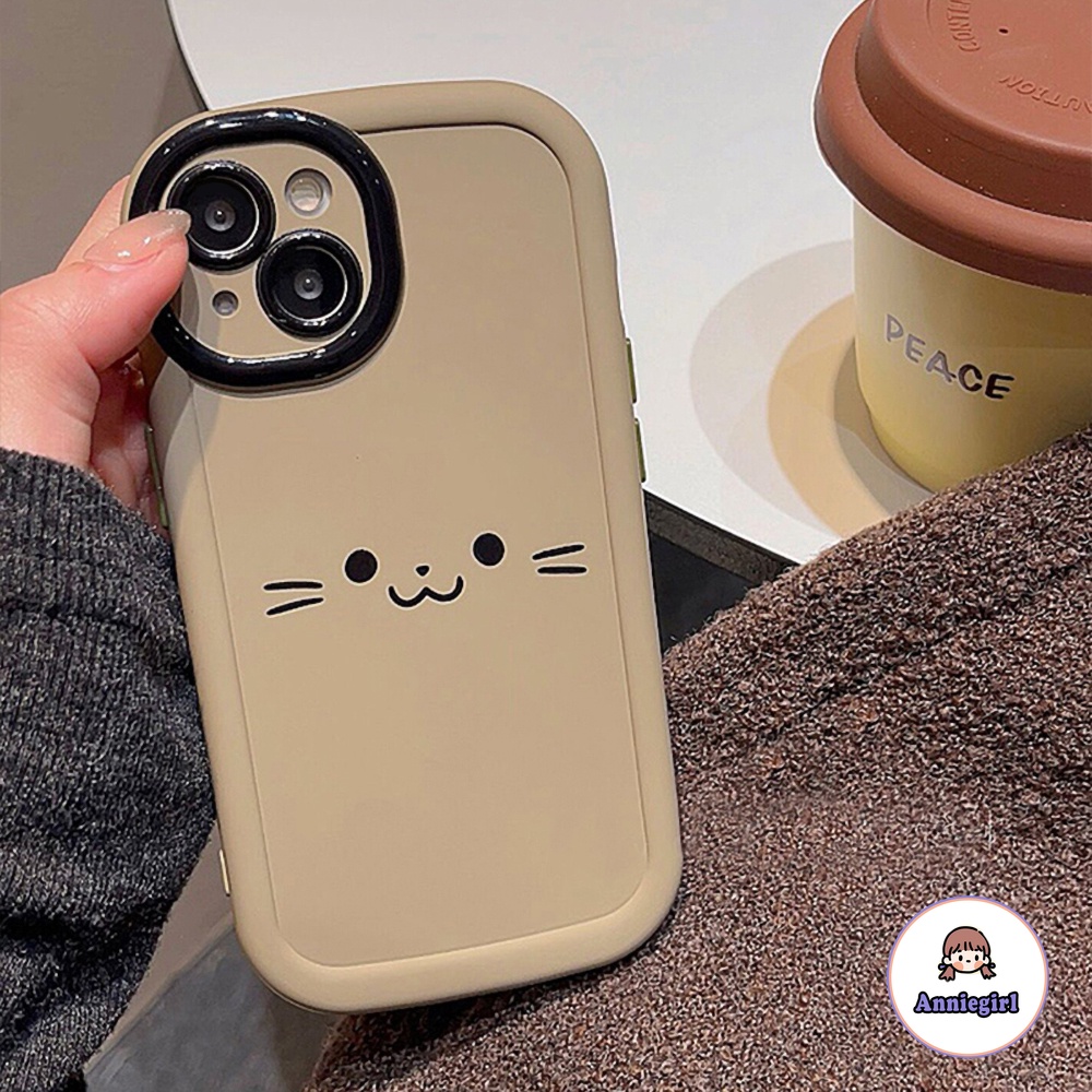 Dễ Thương Ốp Điện Thoại Silicon Mềm Và Nhám Hình Mèo kitty Cho iphone 11 15 14 pro max 7 8 plus 13 pro max 12 iphone x xs xr