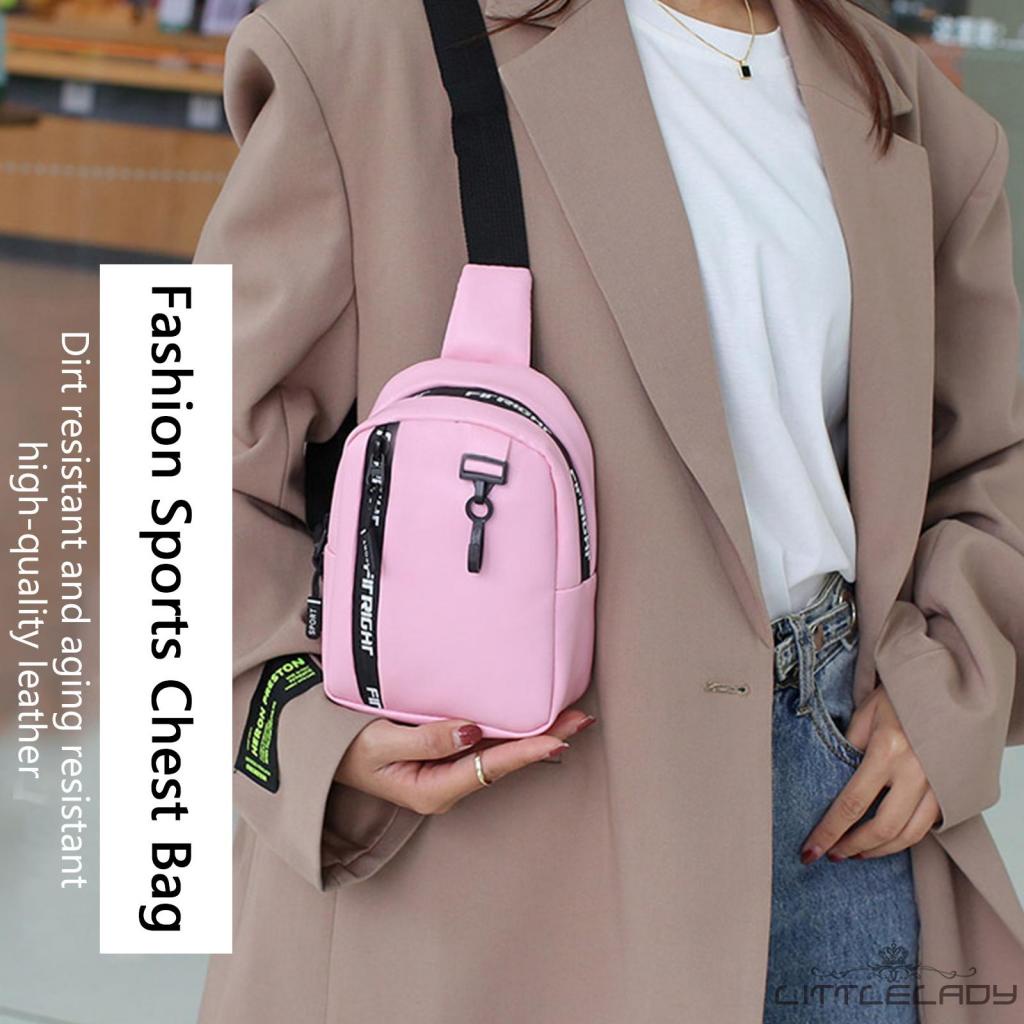 Túi Đeo Chéo Ngực Bằng Da pu Chống Nước Cho Nữ