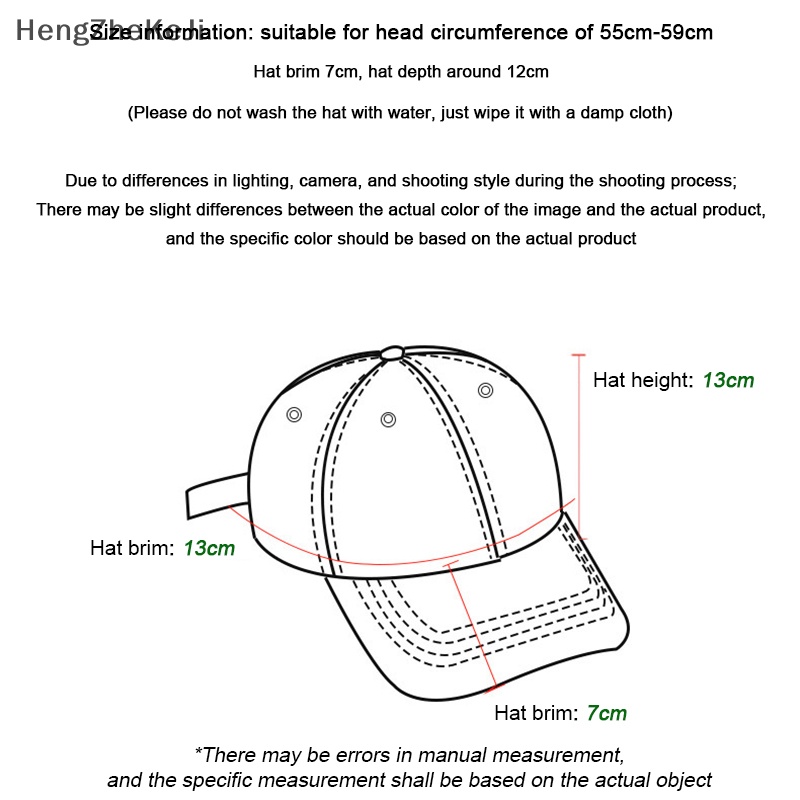 Mũ Lưỡi Trai Vải cotton Mềm Thêu Họa Tiết Phong Cách Cổ Điển Thời Trang Cho Nam Và Nữ hengzhekeji