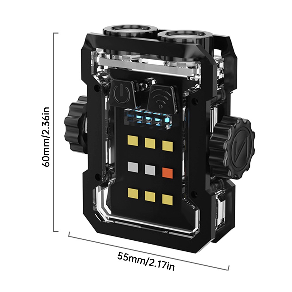Móc Khóa Đèn Pin edc 6 Chế Độ Kèm Đèn Pin Nam Châm Loại c Tiện Dụng Mang Theo Du Lịch Cắm Trại