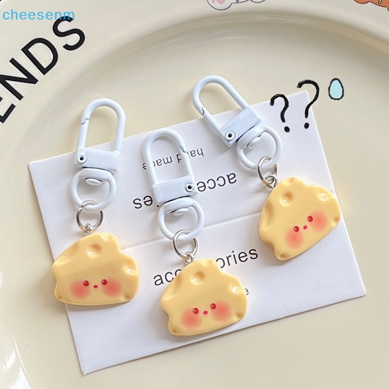 Móc Khóa Hình Phô Mai Dễ Thương Dùng Trang Trí Điện Thoại / Chìa Khóa / Túi Xách vn