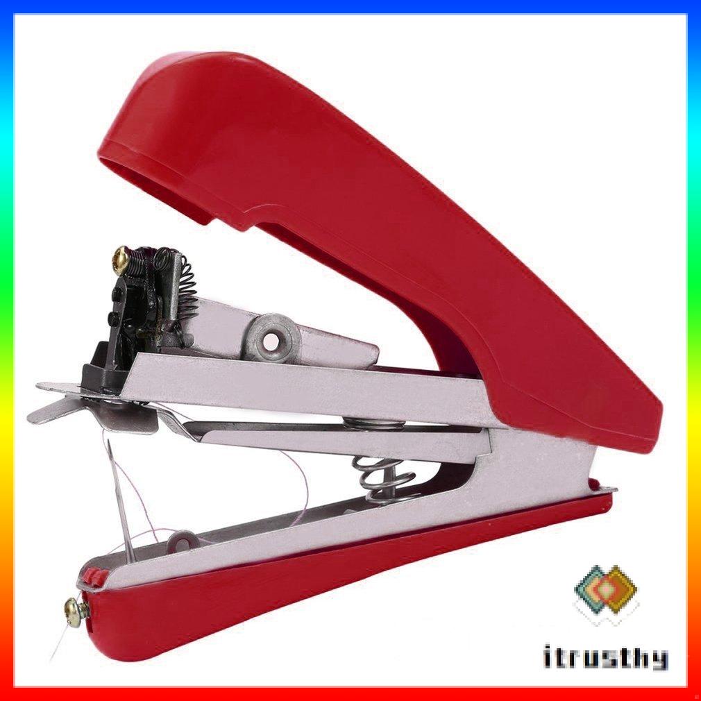 Nhà Tinh Du Lịch Sử Dụng Mini Di Động DIY Bộ Kim Chỉ Tay Không Dây Máy May Quần Áo Cầm Tay Vải Máy May Điện