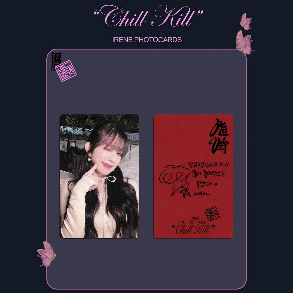 Album Ảnh Nhóm Nhạc red velvet Thẻ
