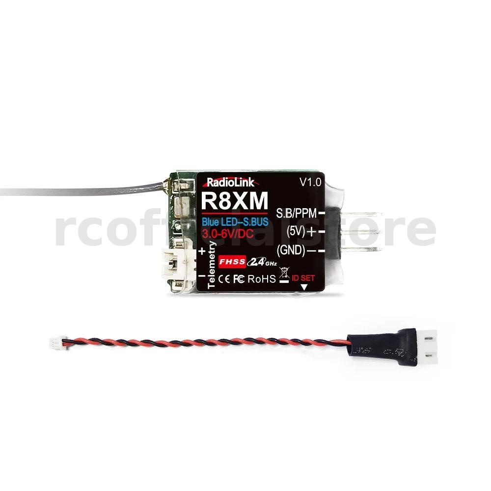 Radiolink Thiết Bị Nhận Tín Hiệu mini r8xm 8 Kênh r8xm 2.4ghz Cho Xe Hơi 4000 Mét