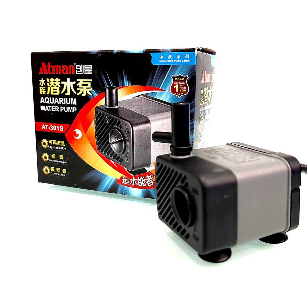 Máy Bơm ATMAN 306S | 305S | 304S | 303S | 302S | 301S - Máy Bơm Hồ Cá Thế Hệ Mới, Tiết Kiệm điện năng, siêu bền.