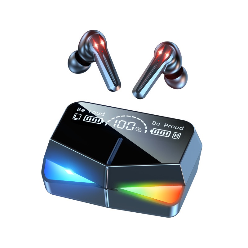 Tai nghe bluetooth không dây mini chính hãng M19 phiên bản Pro cao cấp pin trâu, cảm ứng, màn hình led gaming chống ồn