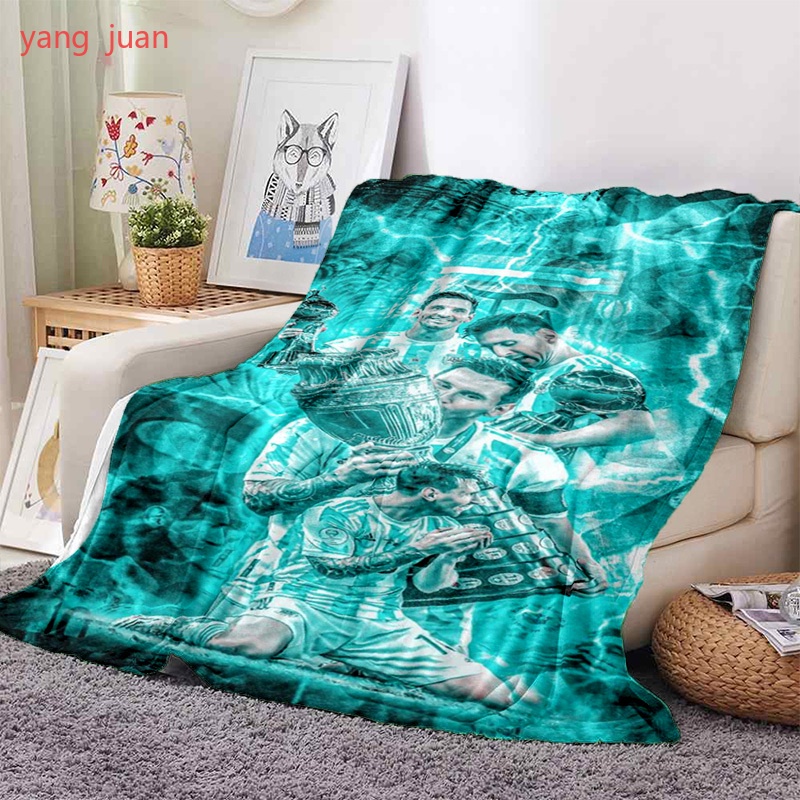 Fifa world cup lionel messi Chăn Trải Giường / sofa Mỏng Mềm In Họa Tiết Tùy Chỉnh a23