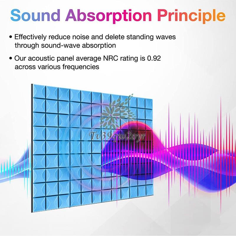 Set 5 Tấm Xốp Cách Âm Kích Thước 30x30x5cm Cho Phòng Thu Âm tv39qw2oyr