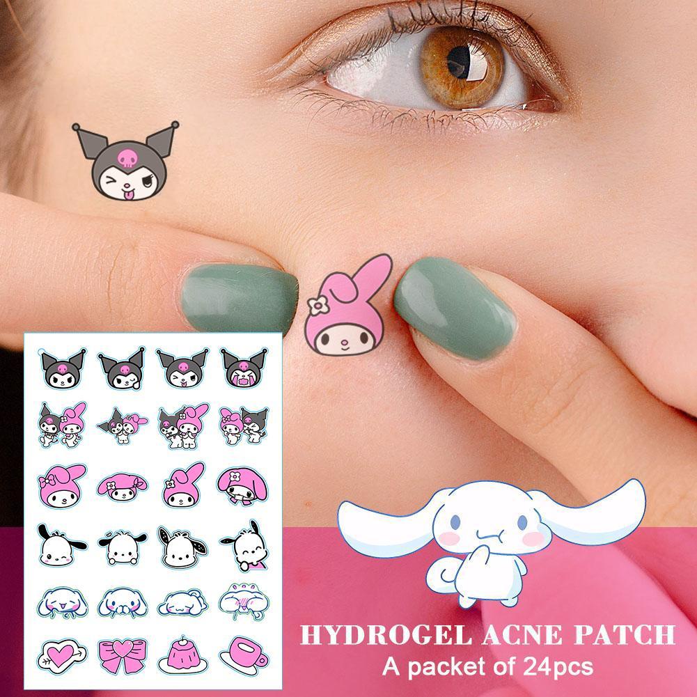 Set 36 / 28 Miếng Dán Hỗ trợ giảm mụn Trứng Cá Hình Dấu Chân Mèo Tiện Dụng