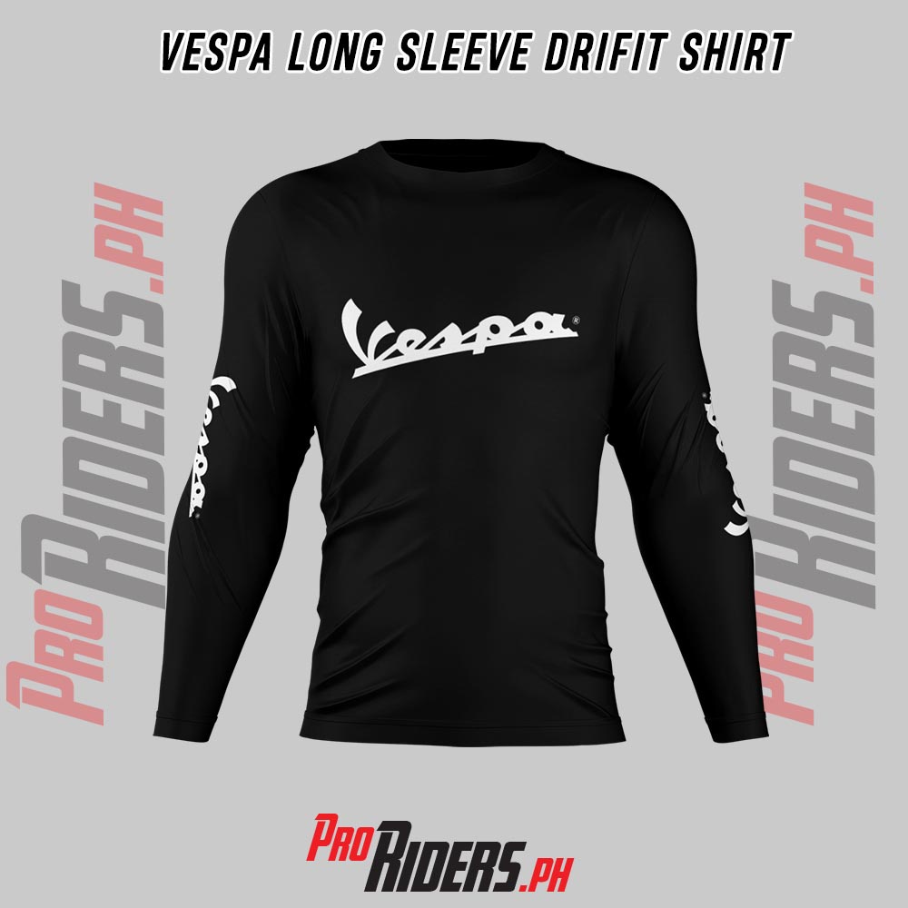 Prorider Vespa Dri Fit Dài Tay Cho Nam Xe Máy Áo Tee Áo Jersey