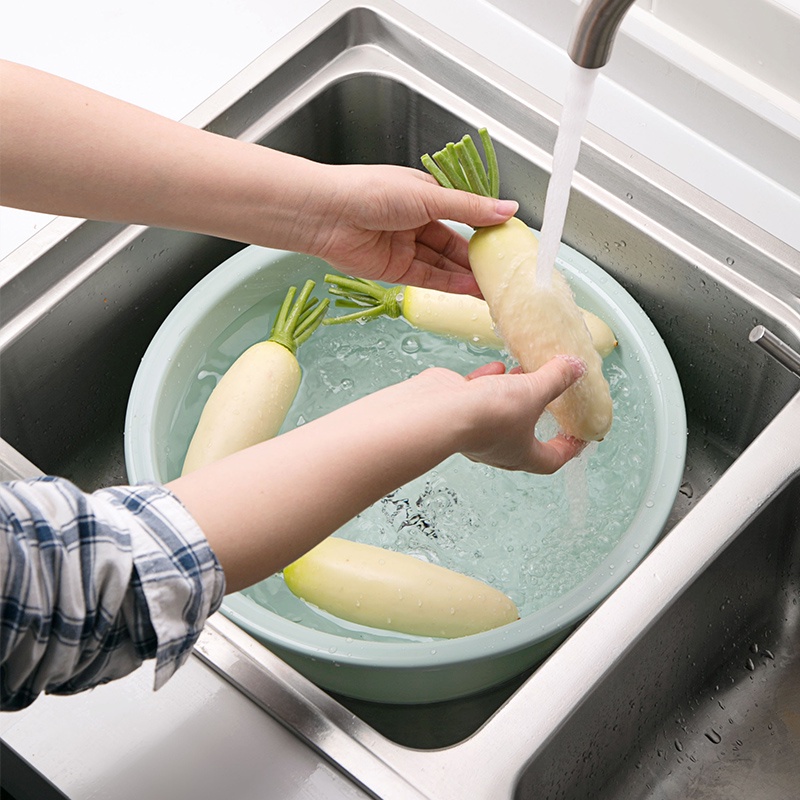 Shepherd Chậu Rửa Mặt Và Quần Áo Bằng Nhựa Hình Tròn Kích Cỡ Lớn Cho Sinh Viên Ký