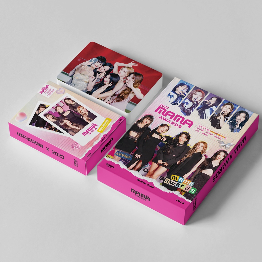 55pcs (G)IDLE Lomo Cards Album MAMA AWARDS GO FOR IT 2024 Season's Greetings Photocards I WANT THAT Minnie Soyeon Shuhua Miyeon Yuqi SOLO GIDLE Kpop Postcards Ready Stock SX
