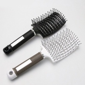 Lược gỡ rối,tạo phồng tóc,lược sấy tạo kiểu tóc bán nguyệt cỡ lớn chuyên dùng trong salon tóc