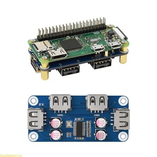 Bảng mạch mở rộng usb 2 0 hub dành cho raspberry pi 4 b 3 b + 3 b 2b zero for w zero wh với 4 cổng usb