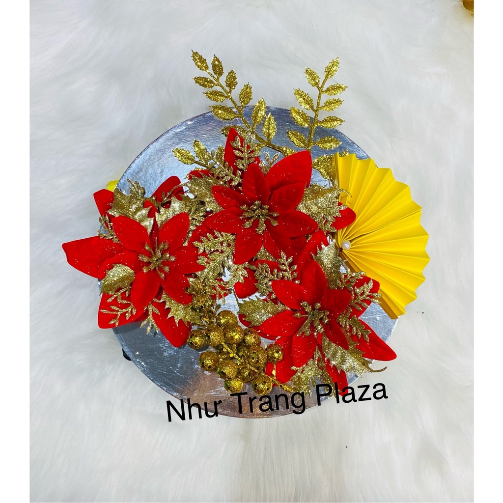 Sỉ 5 set , 10 set hoa TRI ÂN trang trí tháp bánh, tháp nước ngày Tết _ supersale247