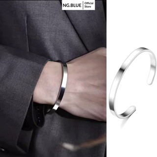 Vòng tay lắc tay cuff nam nữ đôi thép titan không gỉ rỉ đẹp thanh lịch sang thời trang phong cách hàn quốc unisex
