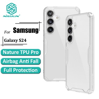 Ốp Điện Thoại Nillkin Bằng TPU Mềm Trong Suốt Siêu Mỏng Có Túi Khí Chống Sốc Cho Samsung Galaxy S24