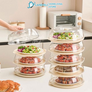 Lồng Bàn Nhựa Trong Suốt Nhiều Tầng Đậy Thức Ăn Chống Bụi Bẩn Tiện Dụng