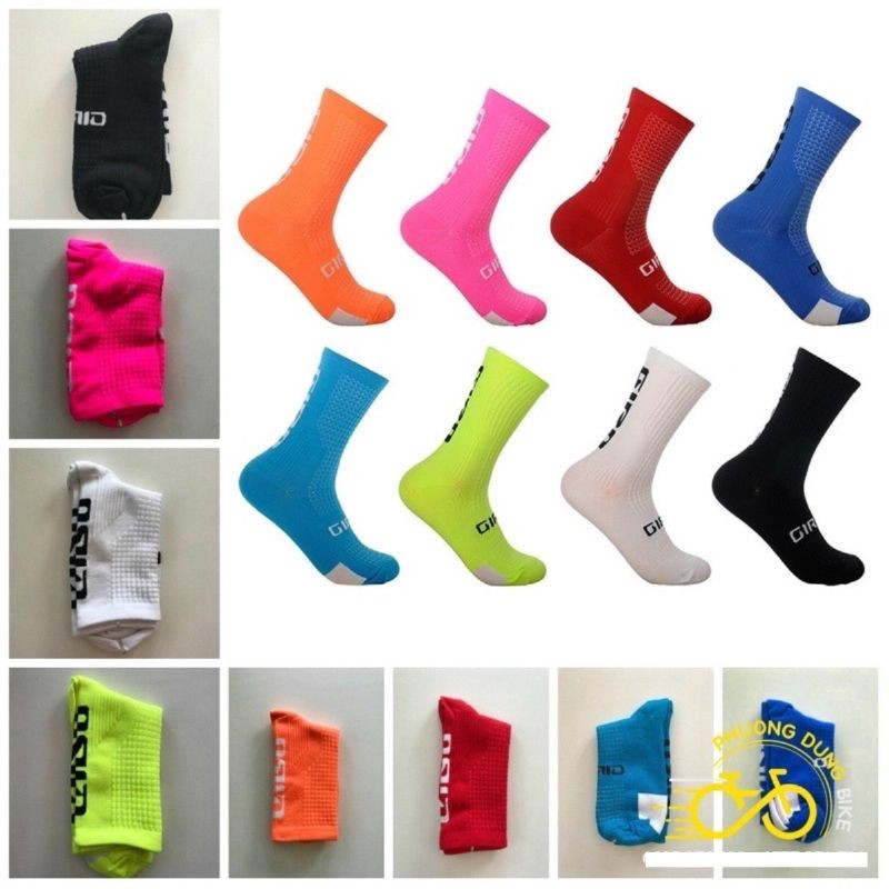 Tất (Vớ) chân thể thao đi xe đạp G.I.R.O