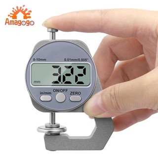 Amagogo 0.01mm / 0.005inches "đồng hồ đo độ dày chất liệu đo lường