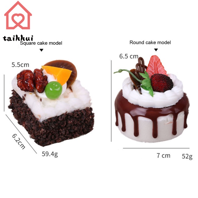 Đồ trang trí Bánh Trái Cây Nhân Tạo Trang Trí Chụp Hình