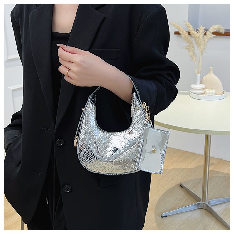 Niche Túi Đeo Một Bên Vai Da Rắn Chống Thấm Nước Thời Trang Cao Cấp Đơn Giản Di Động haobing Biqu Phong Cách Mới Cho Nữ