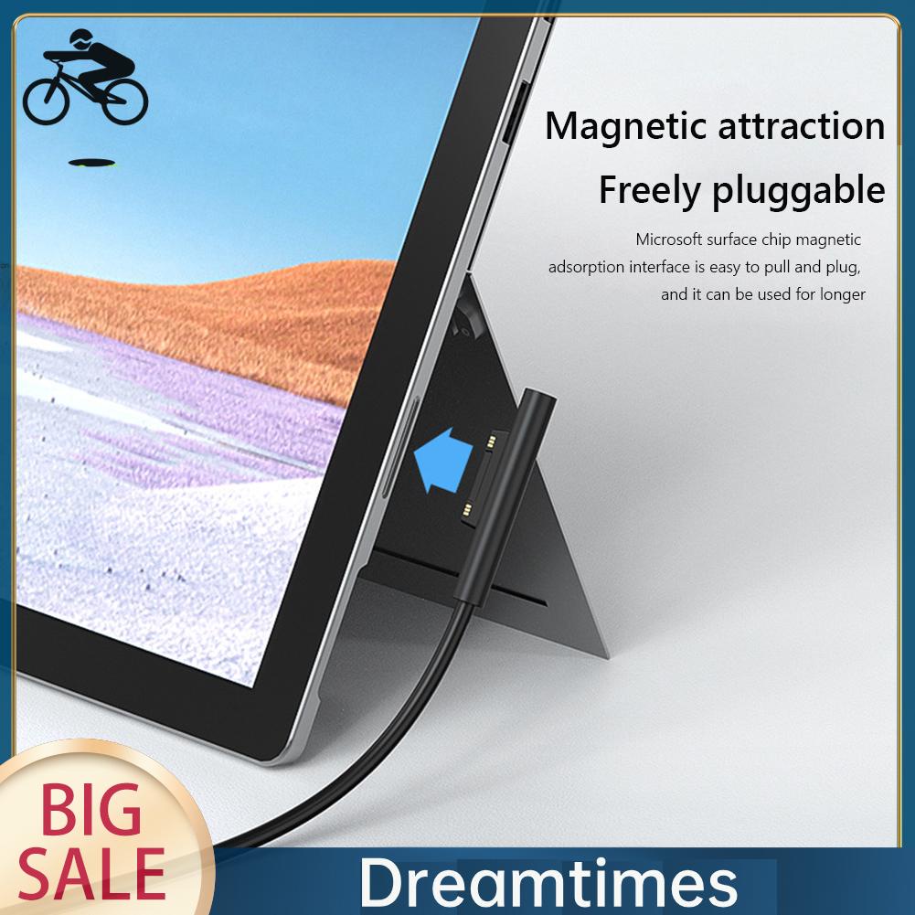 Dây Cáp Sạc Nhanh usb c pd Cho microsoft surface pro 7 6 5 4 1.vn