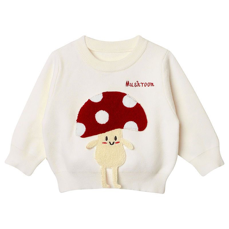 Áo sweater Dệt Kim Chui Đầu Thời Trang Thu Đông Cho Bé Trai / Gái