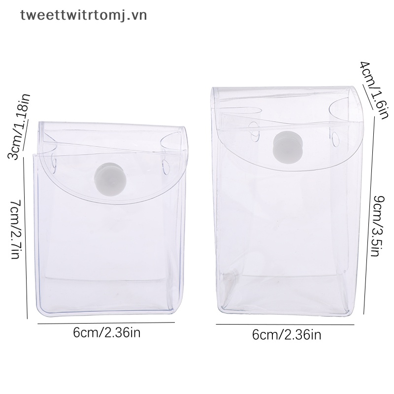 Túi Đựng Tiền Xu / Chìa Khóa / Son Môi mini Trong Suốt Hình Búp Bê tomj