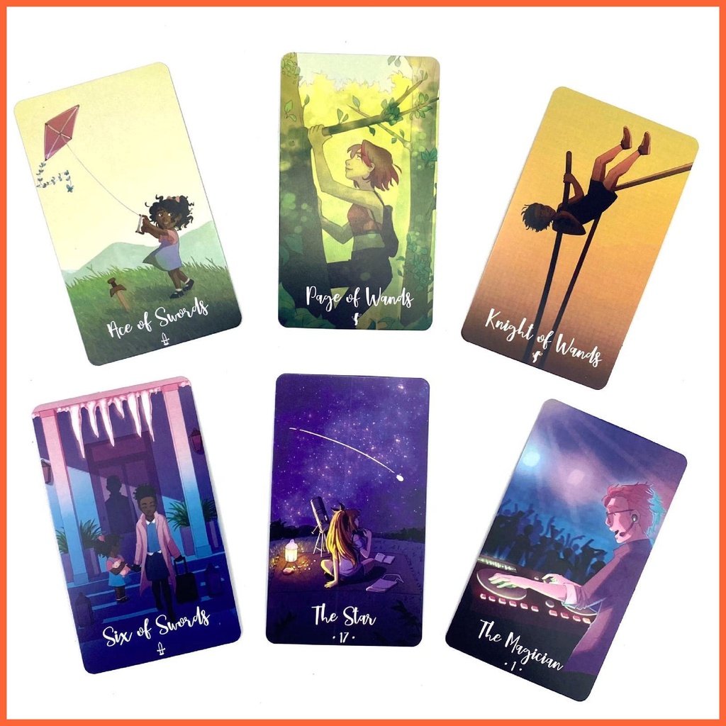 Bộ Bài tarot / Bài tarot / Bài tarot / Mặt Trăng Độc Đáo Cho Người Mới Bắt Đầu