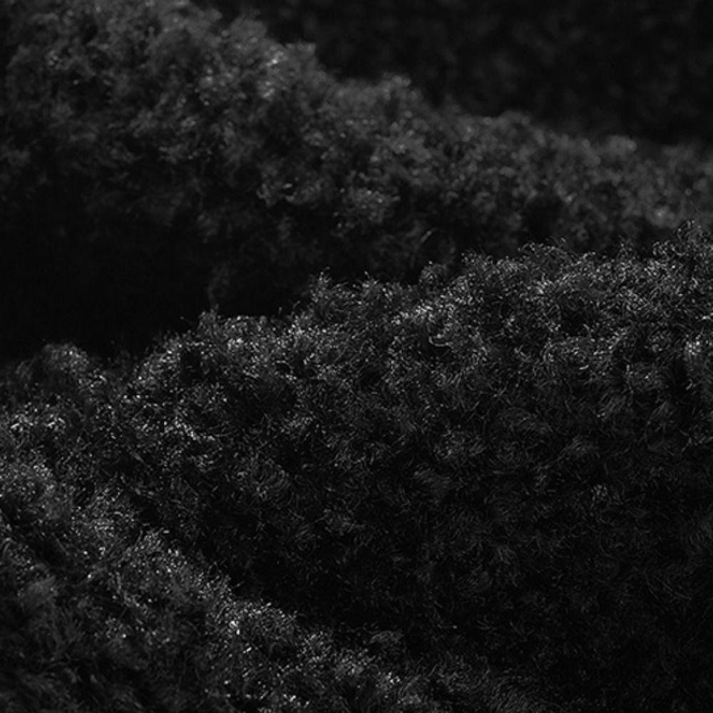 GOUPDO beanie Dệt Kim y2k Bảo Vệ Tai Có Dây Đeo Dài Ngọt Ngào Mùa Thu Đông Cho Nữ