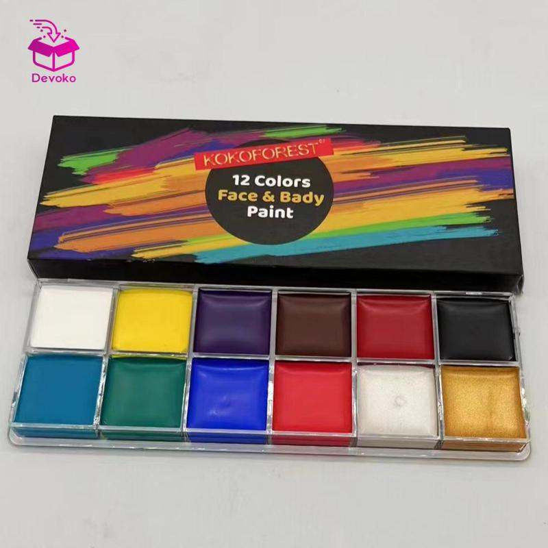 Bảng Màu Vẽ Cơ Thể Hóa Trang halloween