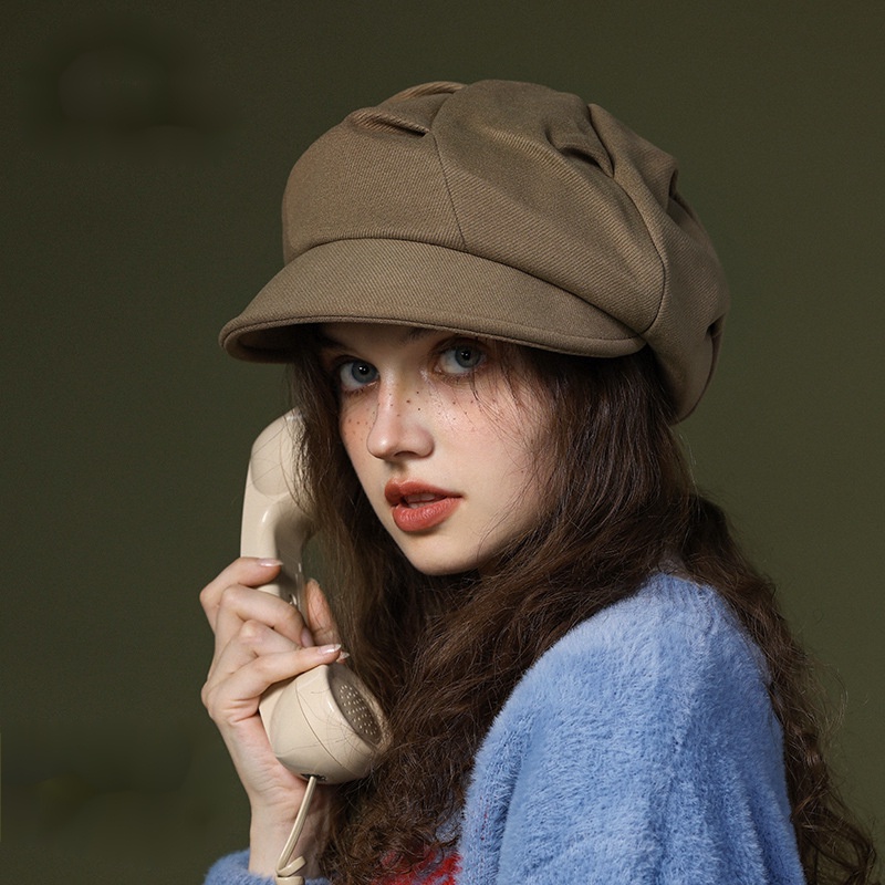 Mới Nón beret Ấm Áp Thời Trang retro Nhật Bản Cho Nữ