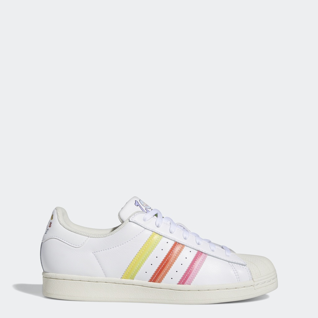 adidas Phong cách sống Giày Superstar Pride Nam trắng GW2415